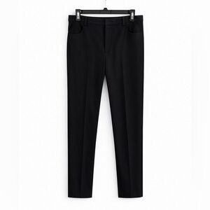 Theory Fixture Ponte Slim Straight Work Pants – Black – Size 10
